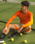 Oncourt LS Layer T-Shirt - Orange and Sand Bundle