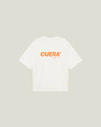 Offcourt Logo T-Shirt - Off White w. Orange