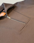 Offcourt Cuera Half Zip Sweat - Walnut