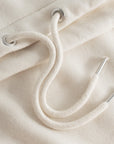 Cropped Merch Hoodie - Off White