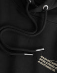 Lange Offcourt Hoodie - Zwart