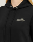 Lange Offcourt Hoodie - Zwart