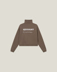 Offcourt Cuera Half Zip Sweat - Walnut