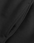 Offcourt Zip Hood Cardigan - Black