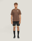 Mens Active Globe Shorts - Black