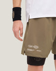 Herre Active Globe Korte Broek - Walnoot