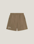 Mens Active Globe Shorts - Walnut