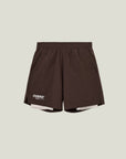 Oncourt 2in1 Shorts - Dunkelbraun