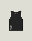 Oncourt Cropped Tank Top - Black