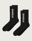 2-pack Bandeja Padel Socks - Black/Sand