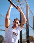 Active WPC Light Weight T-Shirt - Off White/Walnut