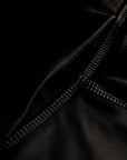 Cuera Active Biker Tights Hidden Seem in Black, seam and stitching detail