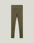 Cuera Active Cuera Tights Hidden Front Seem in Army, fabric detail
