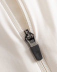 Cuera Active Cuera Zip Cardigan in Off White, zip and pocket detail