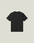 Cuera Active WPC Light Weight T-Shirt in Black, flat lay back view