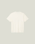 Cuera Active WPC Light Weight T-Shirt in Off White/Walnut, flat lay front view
