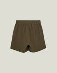 Cuera Oncourt 2in1 Shorts in Army, flat lay back view