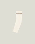 Cuera Oncourt Compression Sleeve in Off White, flat lay back view