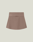 Cuera Oncourt Cuera Skirt 2-in-1 in Walnut, flat lay back view