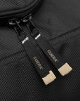 Cuera Oncourt Medium Padel Bag in Black, zip and pocket detail
