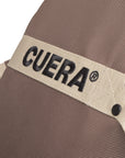 Cuera Oncourt Premium Padel Bag in Walnut, logo print detail