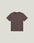 Cuera Oncourt Slit Top SS in Dark Brown, flat lay front view