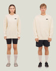 Relaxed Offcourt Crew P - Off White