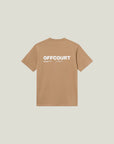 Relaxed Heavy Offcourt T-Shirt - Brown