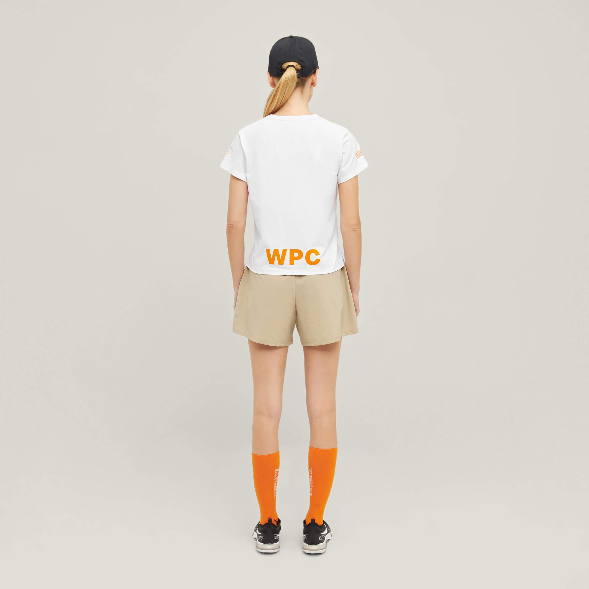 Oncourt Crop WPC  T-Shirt - White