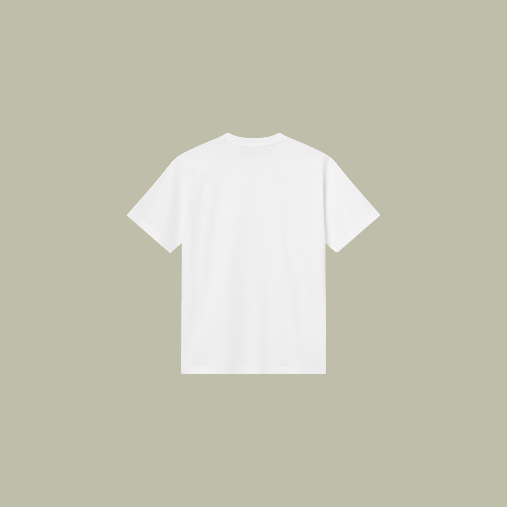 Relaxed Heavy Globe T-Shirt - Hvid