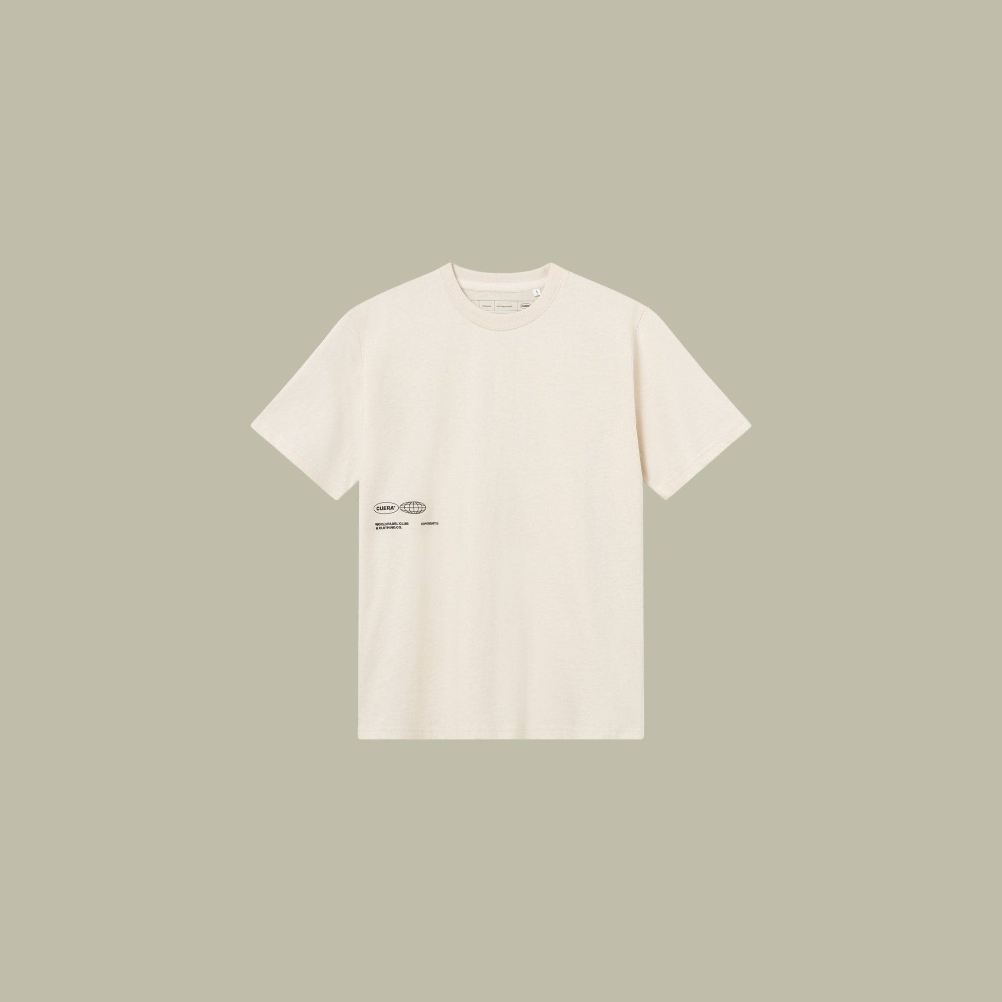 Relaxed Heavy Globe T-Shirt - Off White