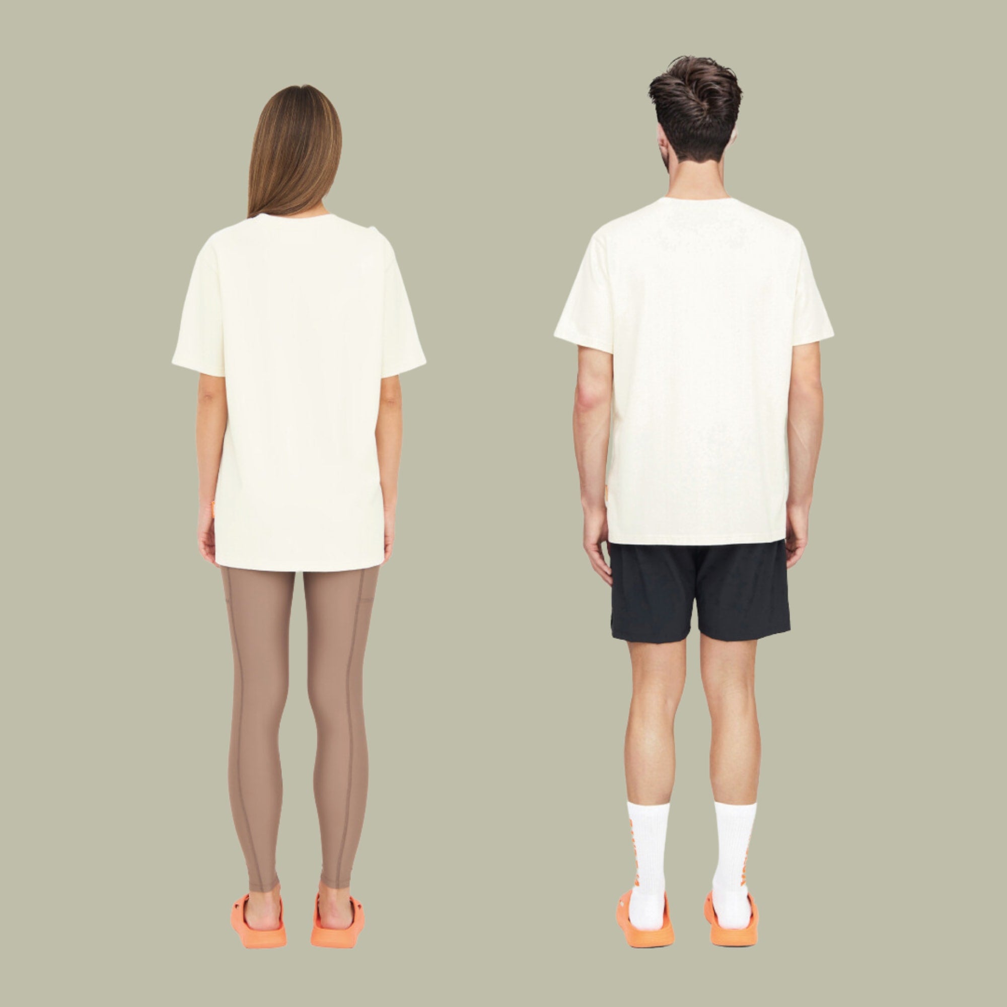 Relaxed Oversize Offcourt T-Shirt P - Off White