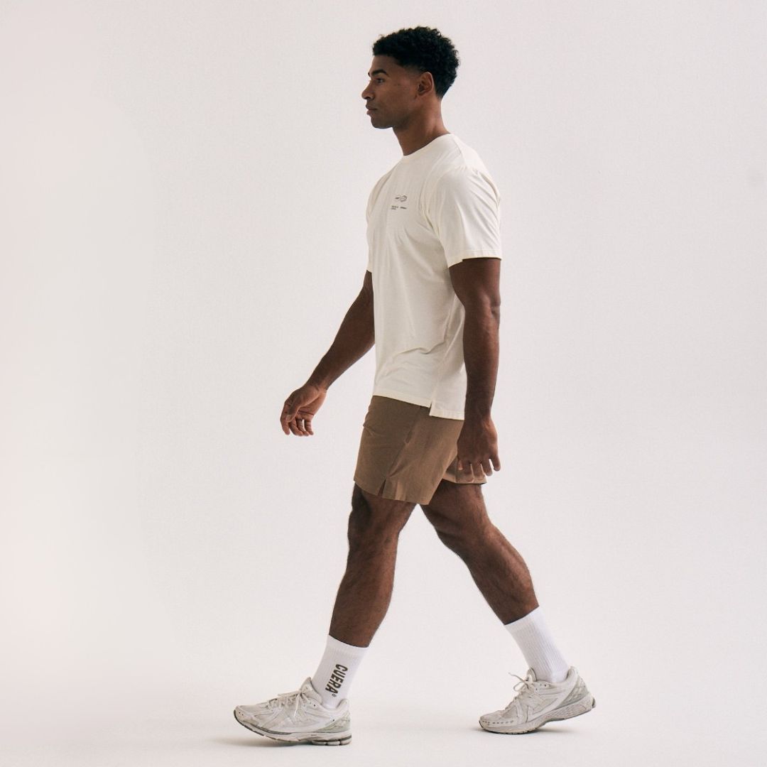 Oncourt Airy Logo T-Shirt - Off White