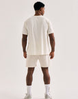 Active WPC Light Weight T-Shirt - Off White/Walnut