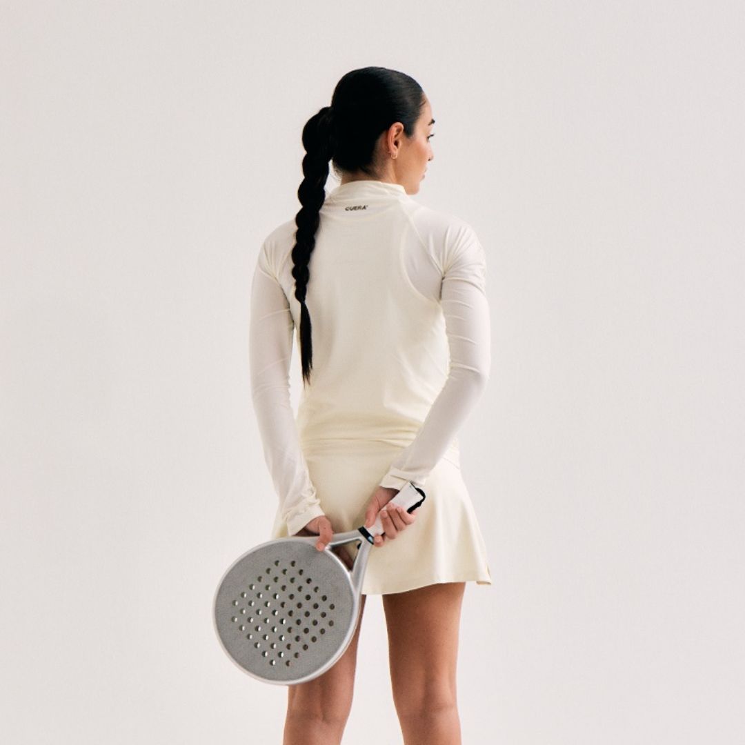 Active Cuera Zip Cardigan - Off White