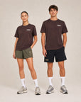 Oncourt Breathe Cuera T-Shirt - Dunkelbraun