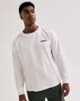 Offcourt Logo Long Sleeve - Off White w. Black