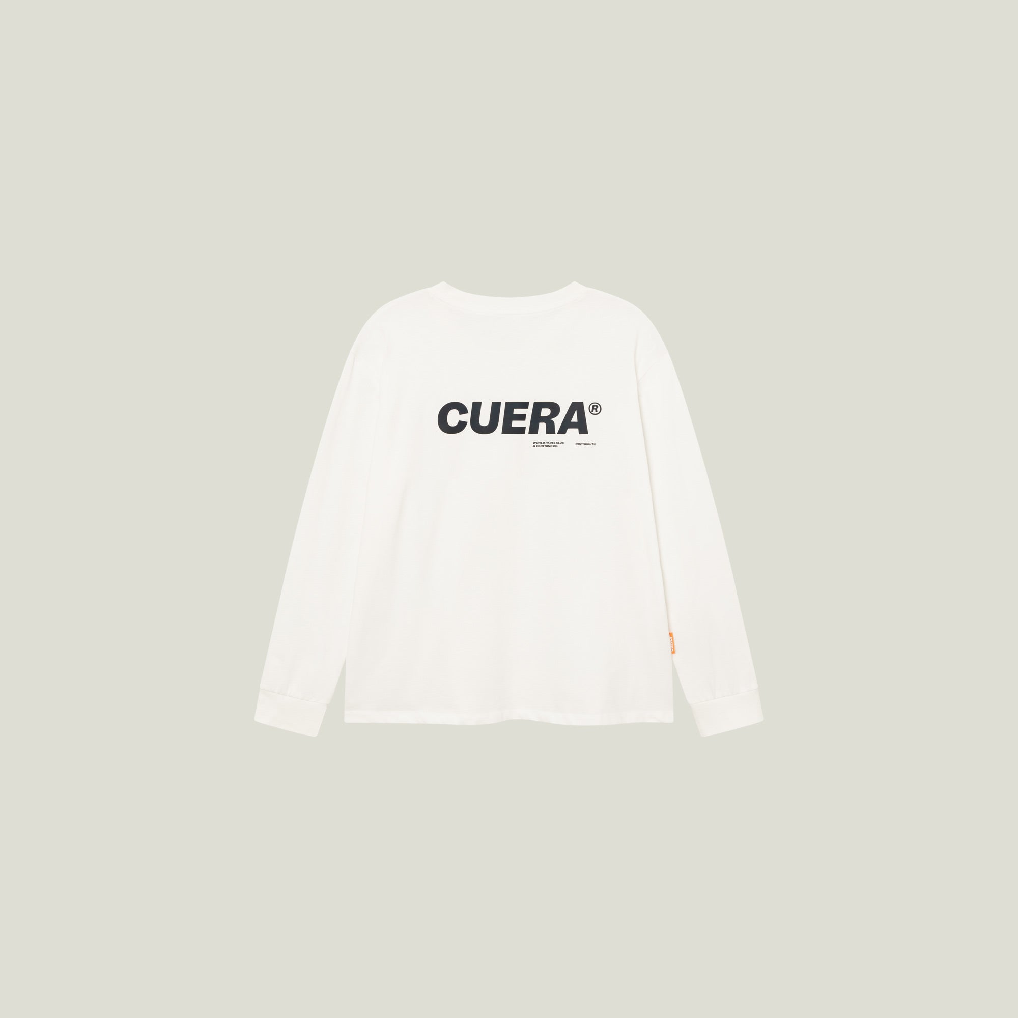 Offcourt Logo Long Sleeve - Off White w. Black
