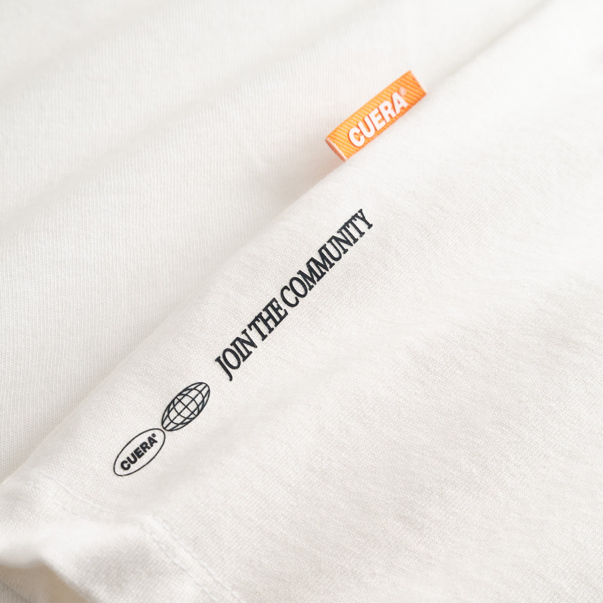 Offcourt Logo Long Sleeve - Off White w. Black