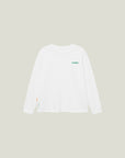 Offcourt Logo Long Sleeve - White w. Green
