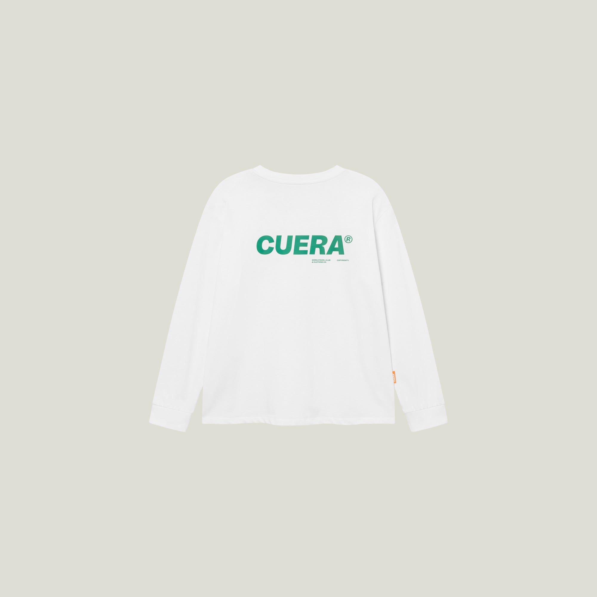 Offcourt Logo Long Sleeve - White w. Green