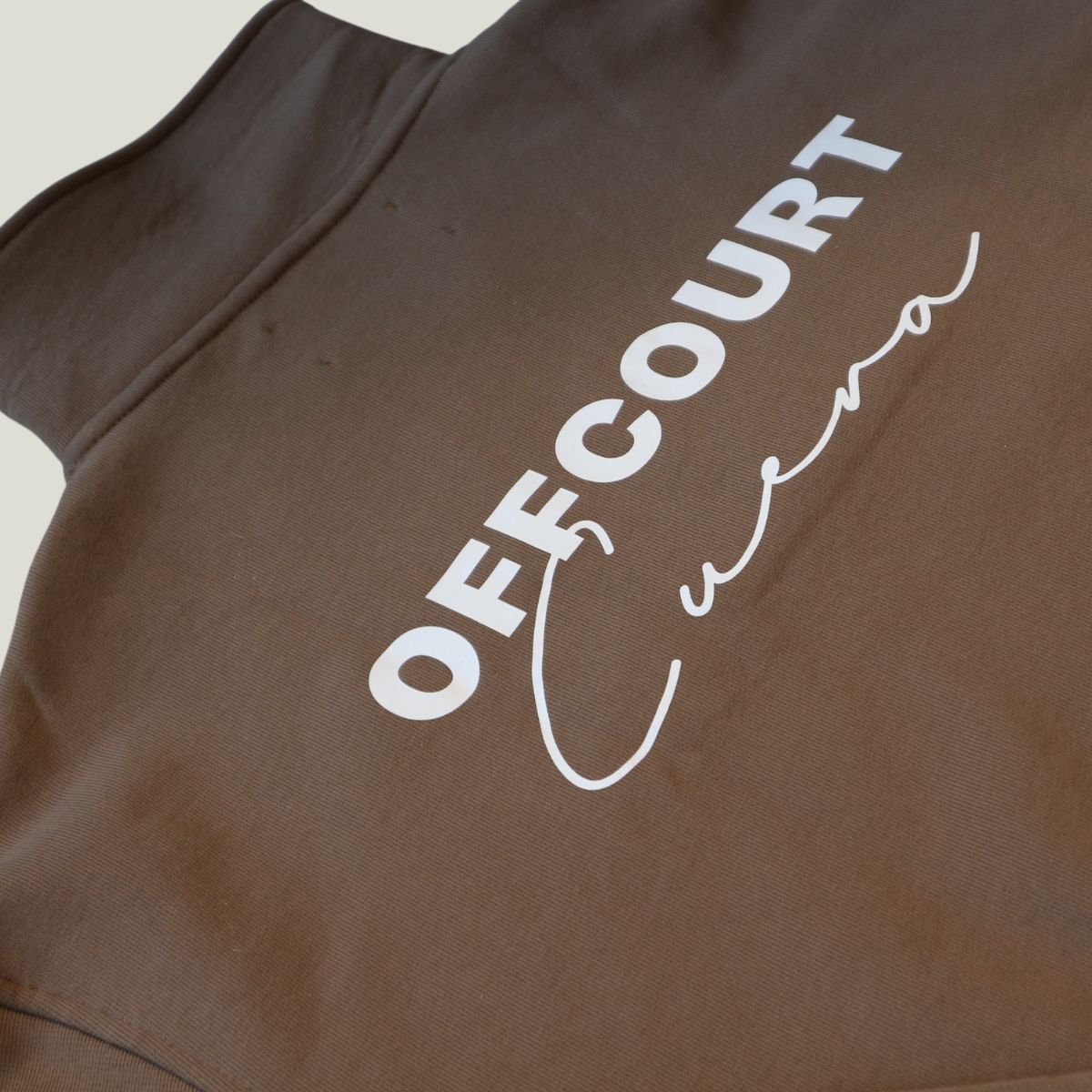 Offcourt Cuera Half Zip Sweat - Walnut