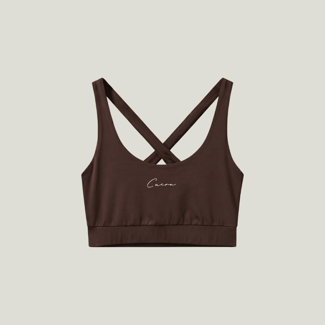 Oncourt Soft Bra Top - Dark Brown