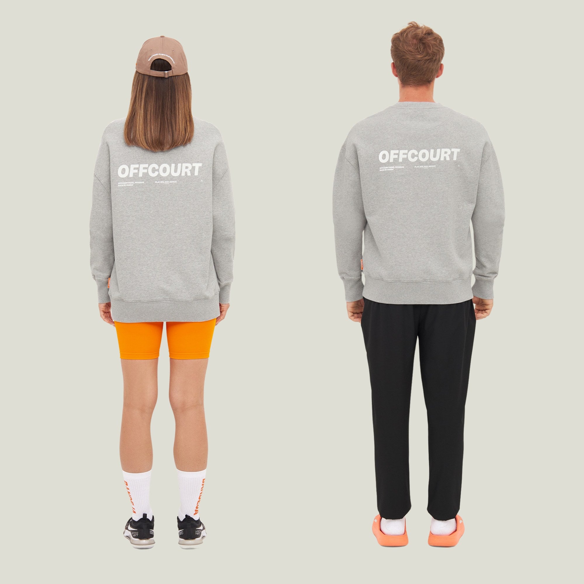 Relaxed Offcourt Crew P - Grey