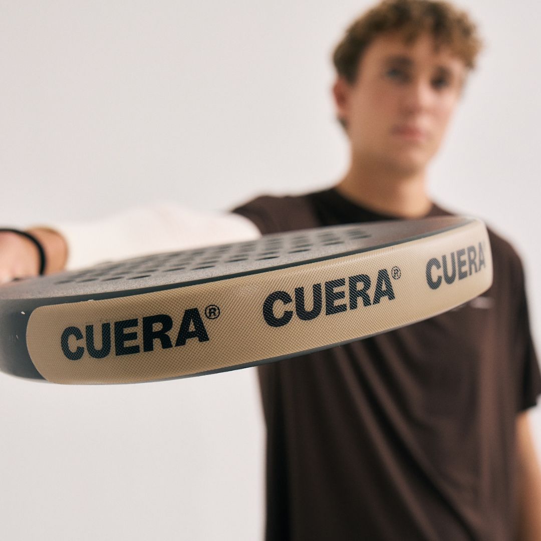White Racket Frame Protector Padel Accessories | Caps, Socks, Arm Sleeves & More | Cuera