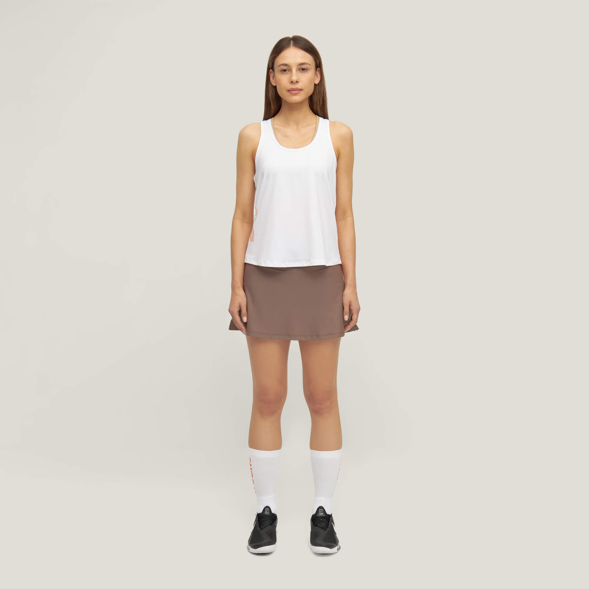 Oncourt Globe Skirt - Brown