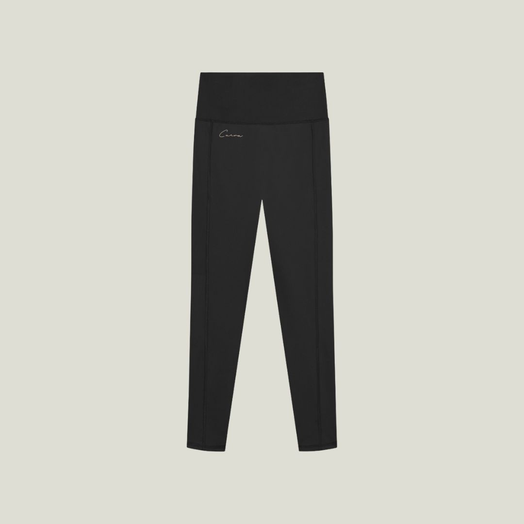 Active Logo Tights Long - Black
