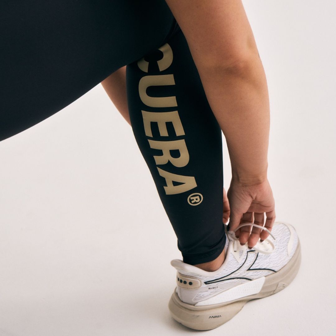 Active Logo Tights Long - Black