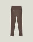Active Logo Tights Long - Dark Brown