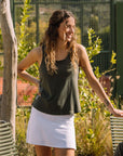 Oncourt Cuera Airy Tank Top - Army